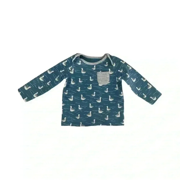 Baby Boden Seagull Pocket Tee 6/12M - Picture 1 of 3